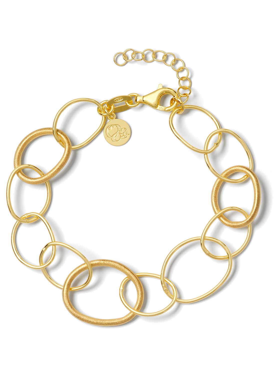 Casa Jewelry Mila S armband verguld  - voorkant goud