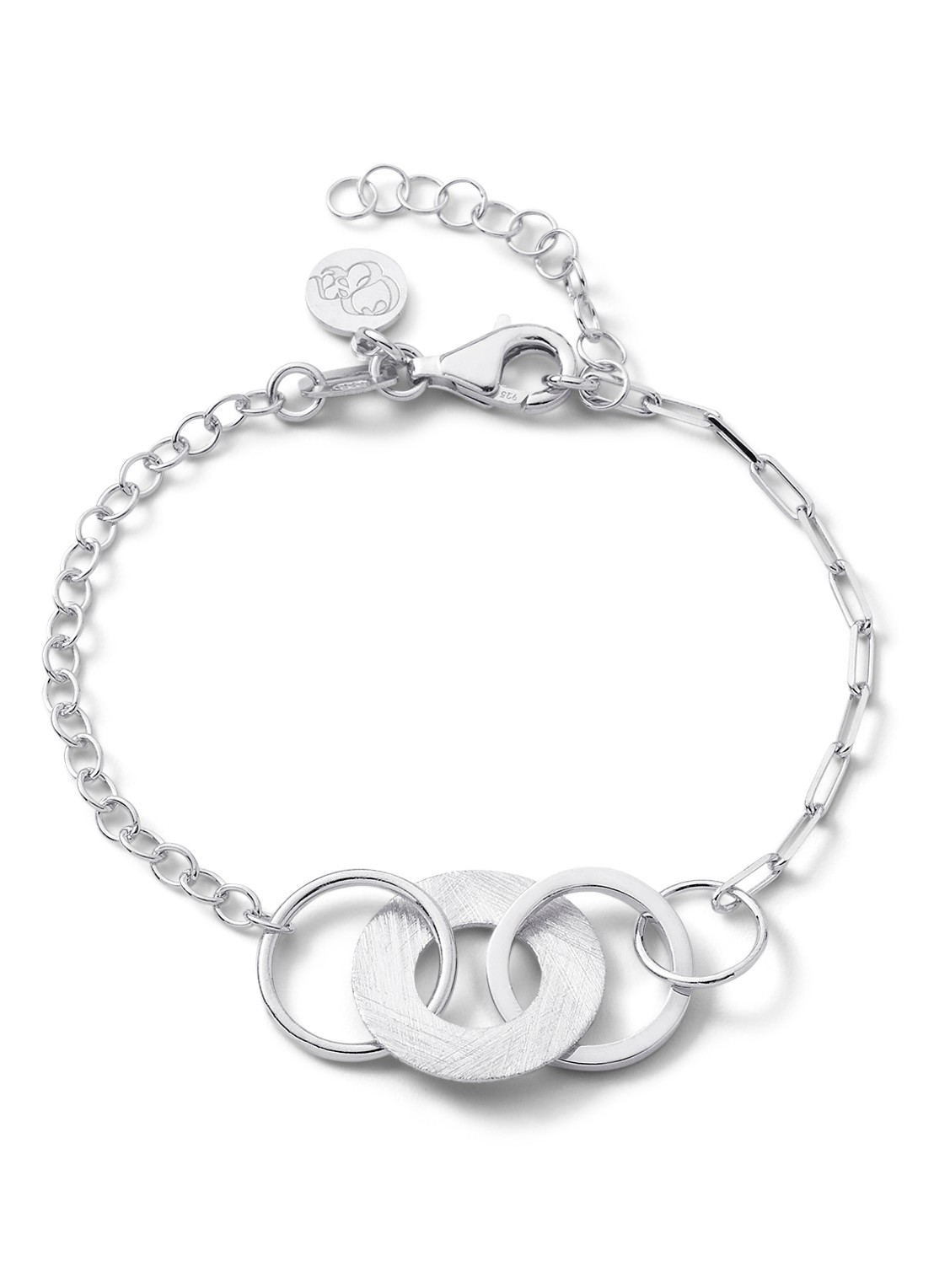 Casa Jewelry Padova armband van zilver - voorkant zilver