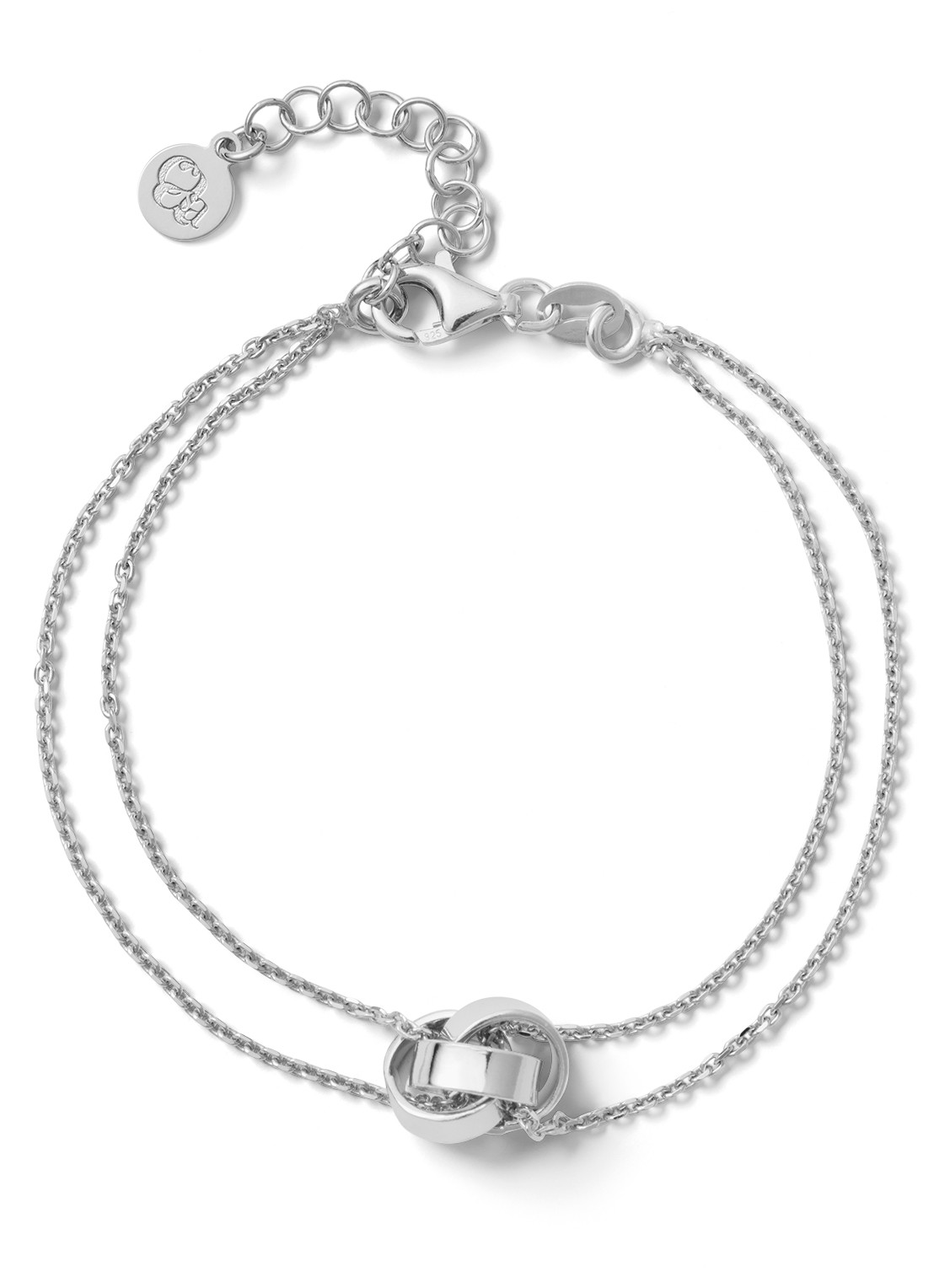 Casa Jewelry Petit Bouton armband van zilver  - voorkant zilver
