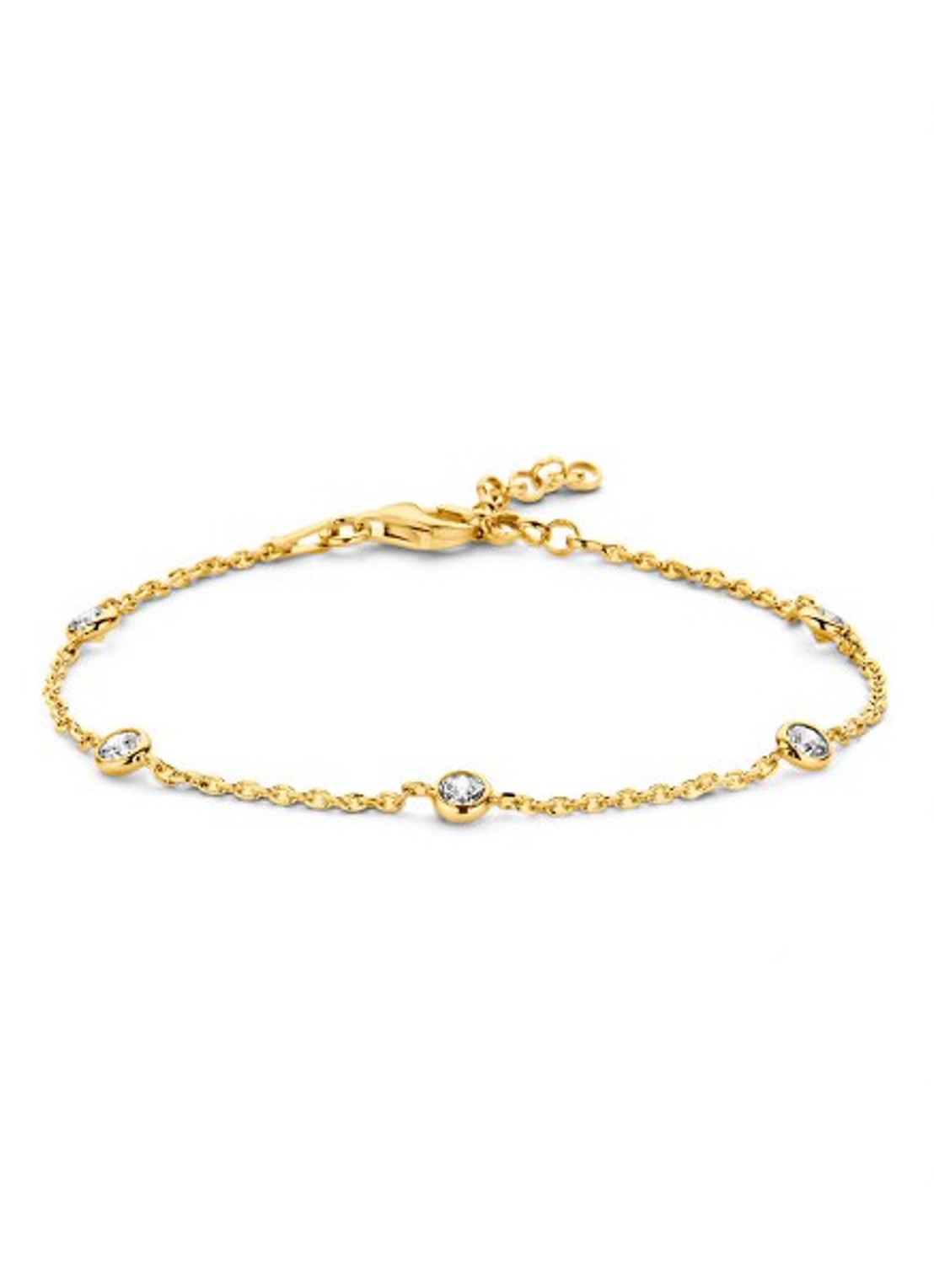 Casa Jewelry Pruts armband verguld - voorkant goud