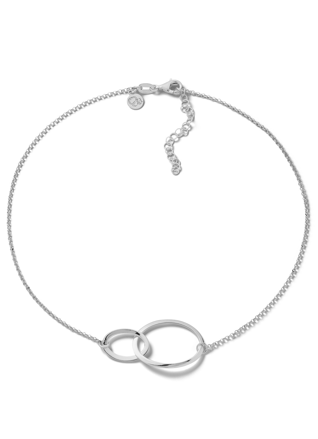 Casa Jewelry Saskia S Shiny ketting van zilver  - voorkant zilver