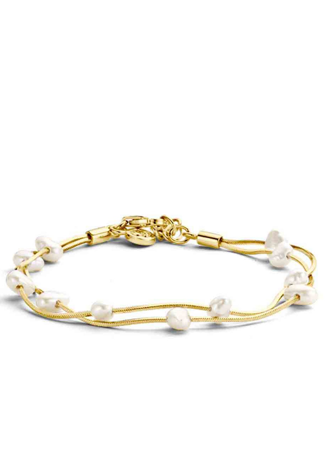Casa Jewelry Tahiti armband met parel - voorkant goud