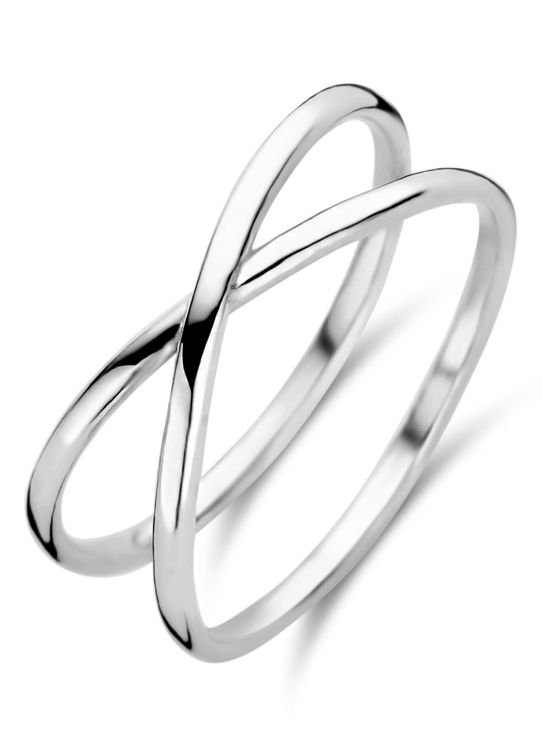 Casa Jewelry Xoxo ring van zilver 58 - voorkant zilver