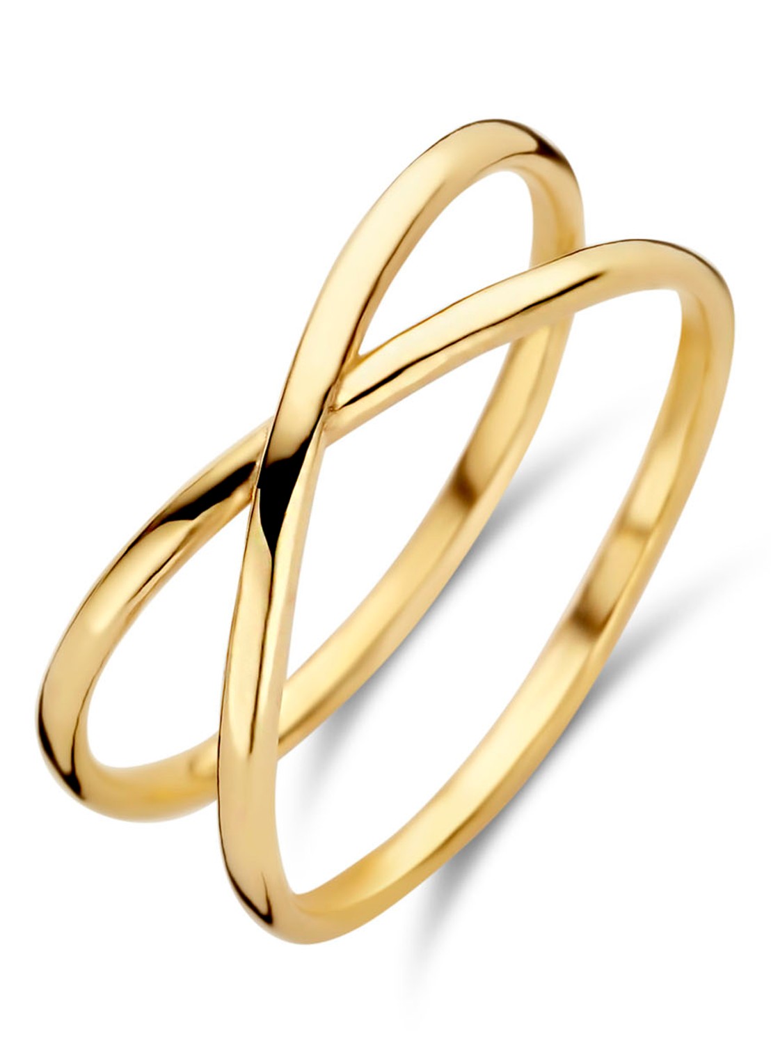 Casa Jewelry Xoxo ring verguld - voorkant goud