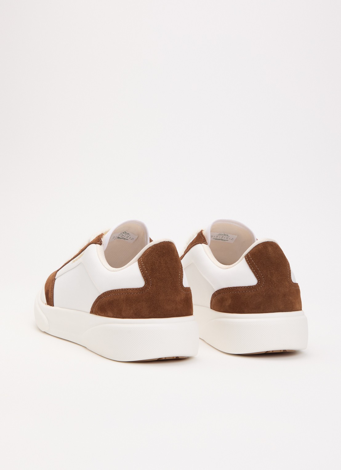 Casablanca Del Mar sneaker met details van suède - achterkant 2 wit