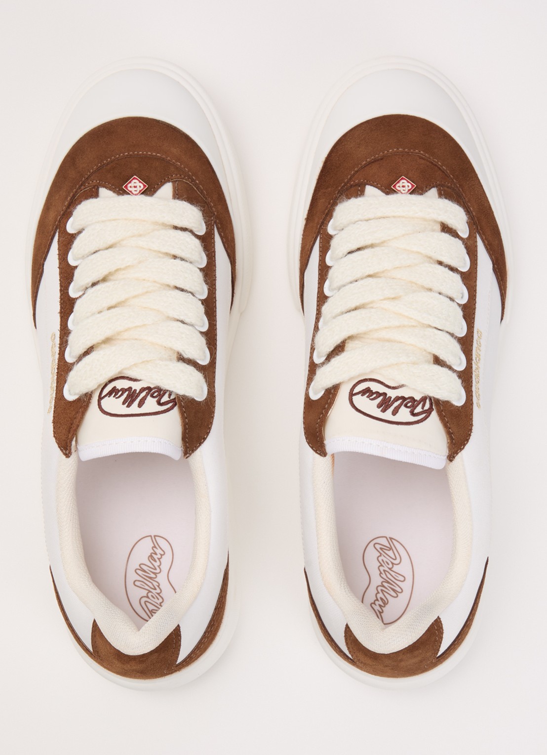 Casablanca Del Mar sneaker met details van suède - detail 4 wit