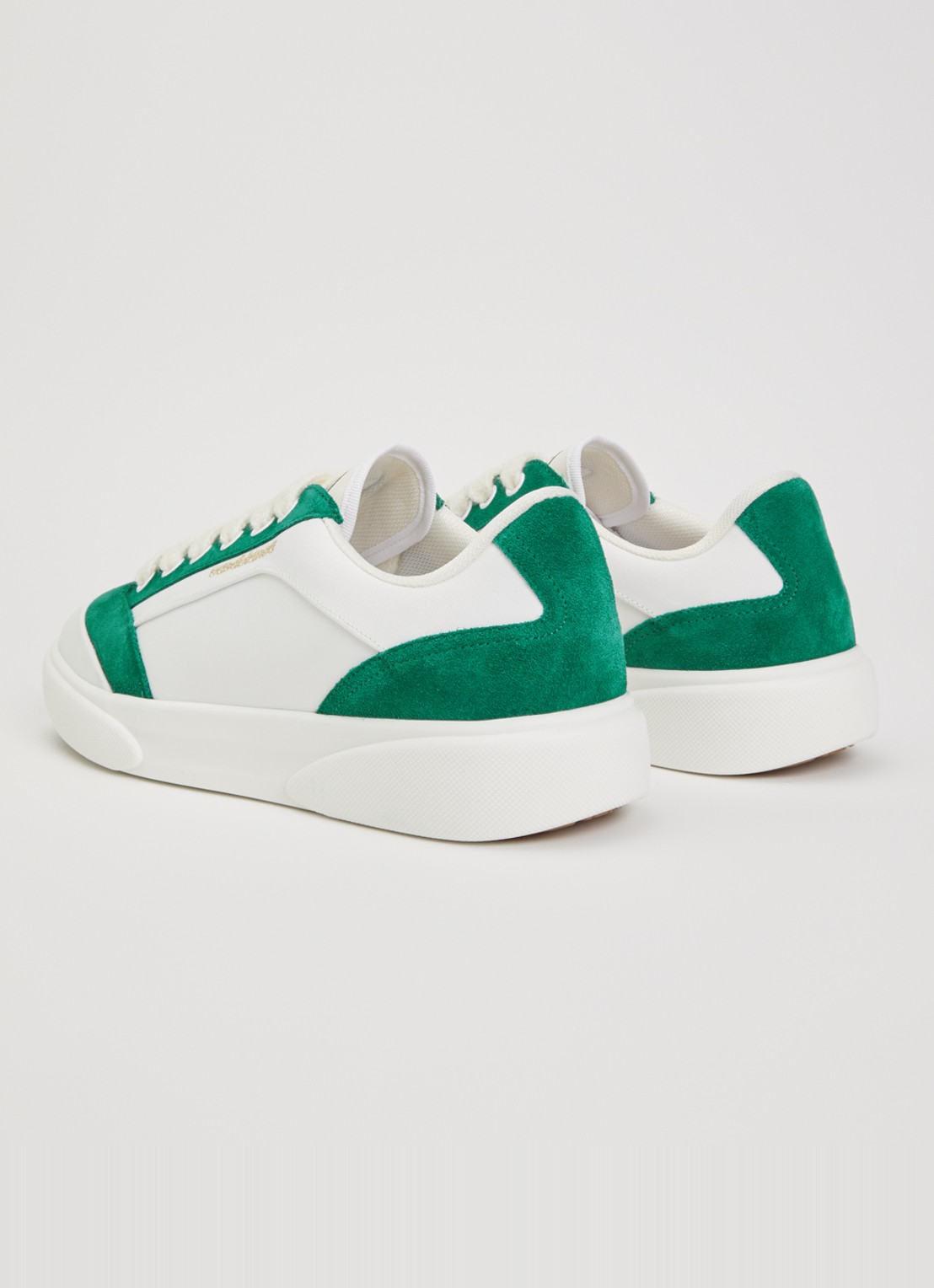 Casablanca Del Mar sneaker met details van suède - achterkant 6 wit