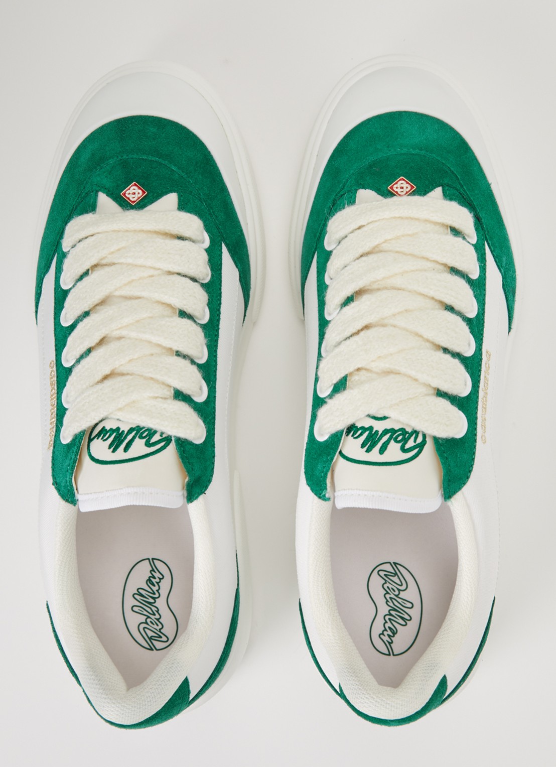 Casablanca Del Mar sneaker met details van suède - detail 3 wit