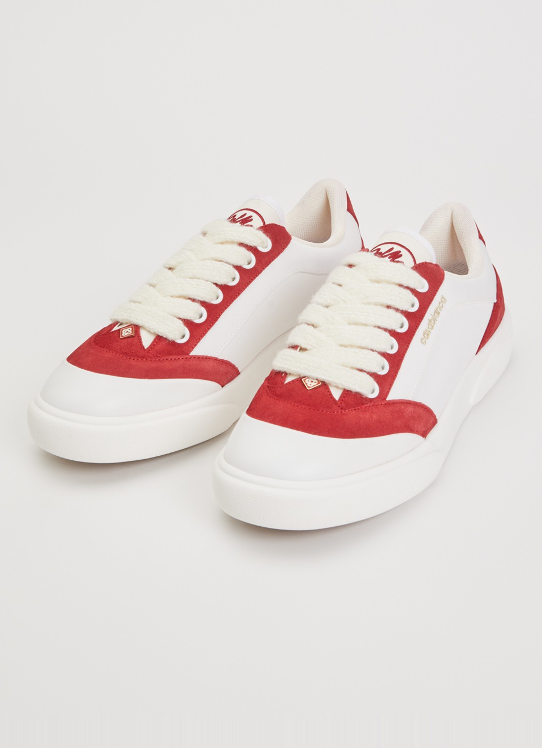 Casablanca Del Mar sneaker met details van suède - detail 3 wit