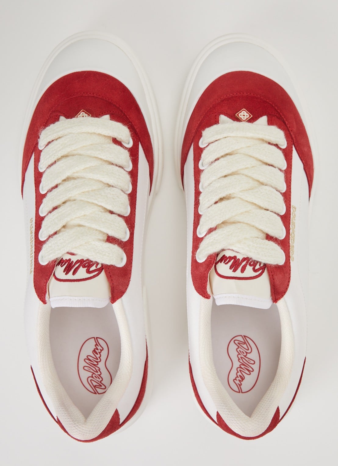 Casablanca Del Mar sneaker met details van suède - detail 4 wit
