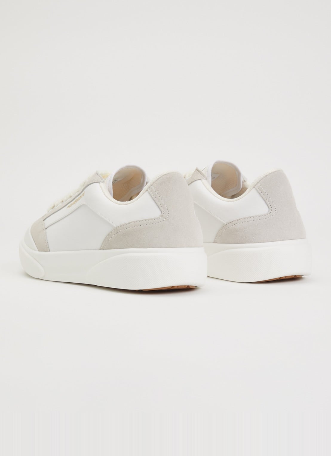 Casablanca Del Mar sneaker van canvas met suède details - achterkant wit