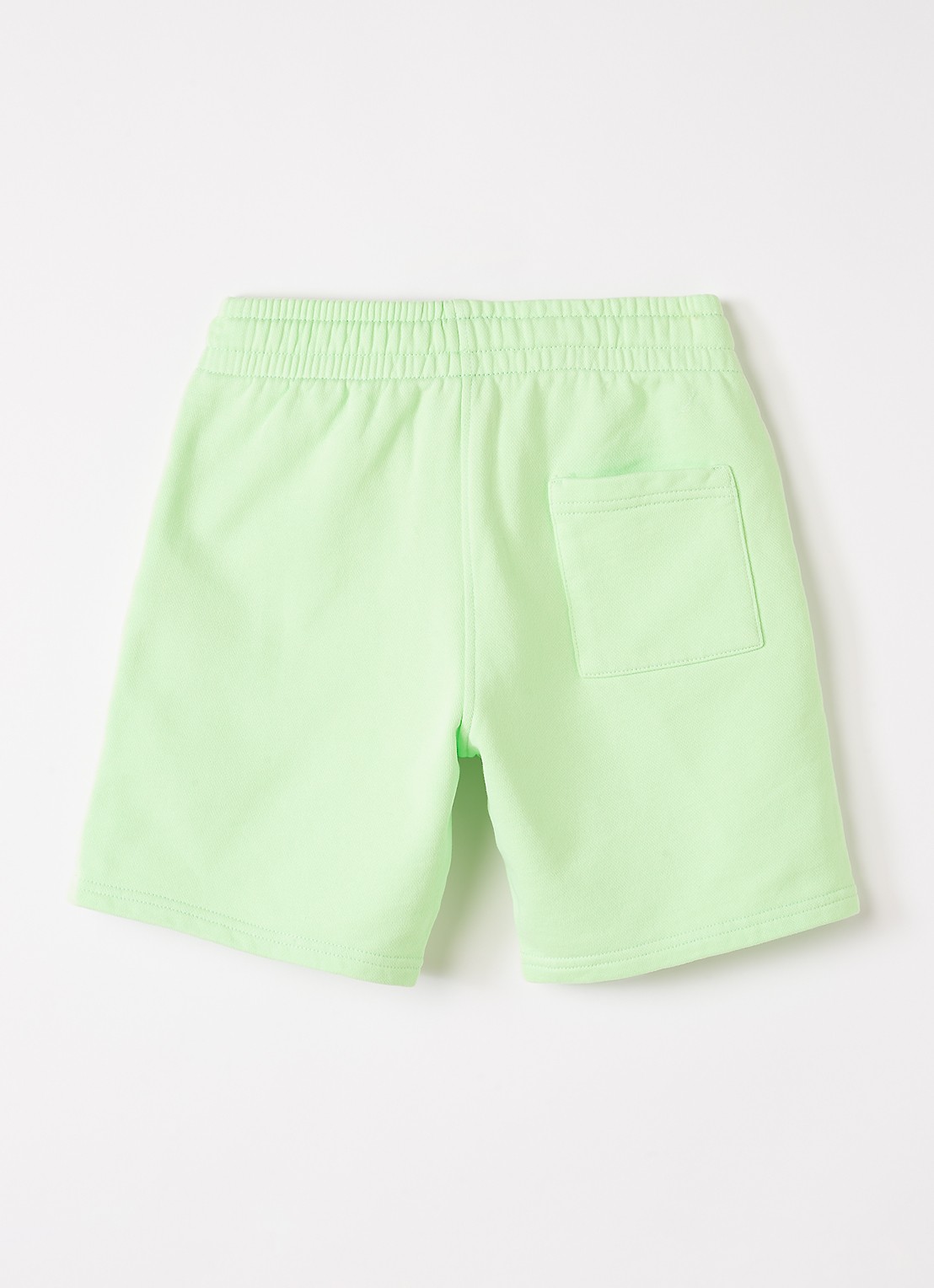 Casablanca Innocence straight fit korte joggingbroek met logo - voorkant 2 lime