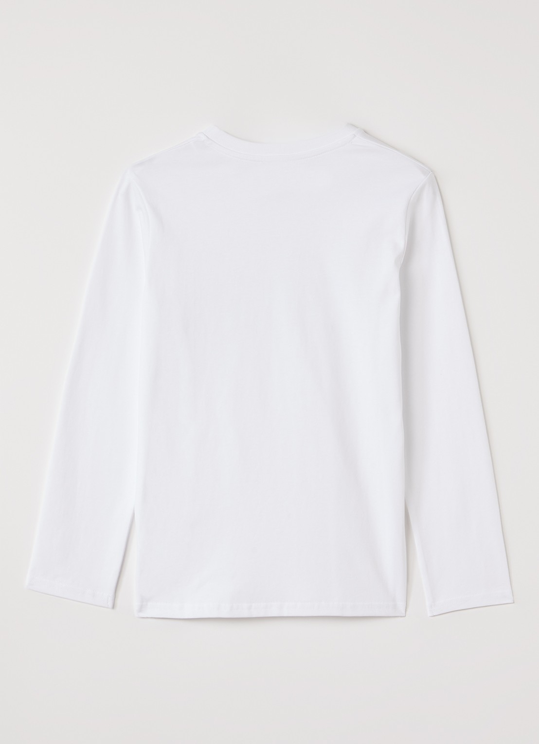 Casablanca Longsleeve met logoprint - voorkant 3 wit