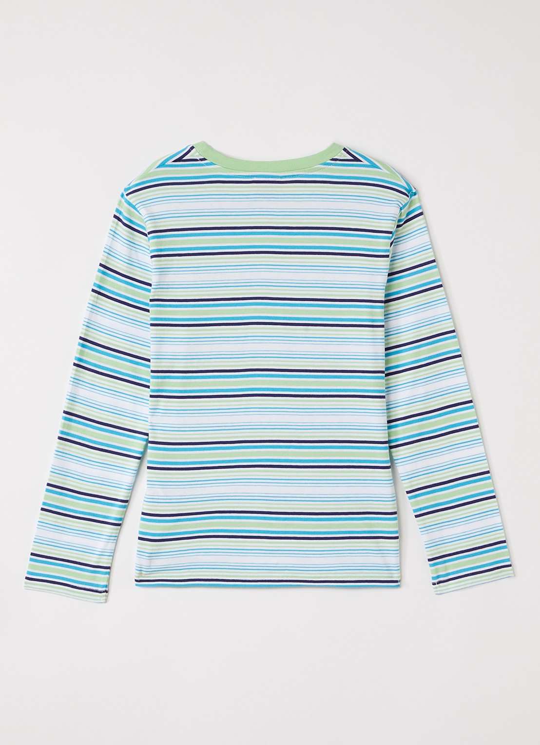 Casablanca Longsleeve met streepprint - voorkant 3 rood