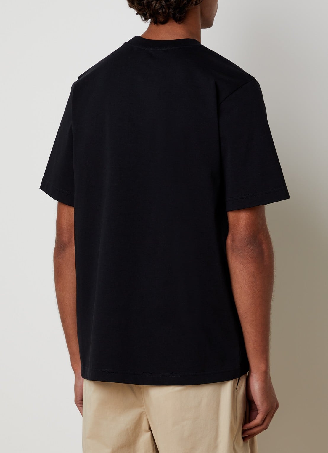 Casablanca Monder Perdu T-shirt met logoprint - achterkant zwart