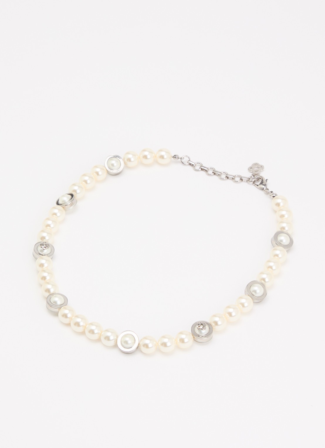 Casablanca Sci-Fi Pearl ketting - detail 2 wit