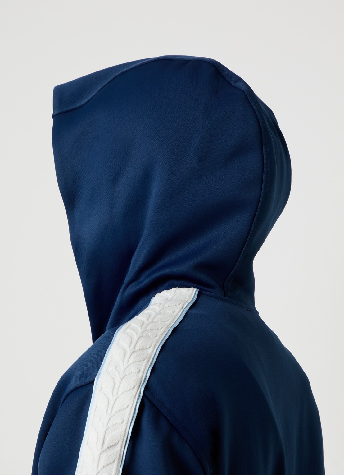 Casablanca Scuba vest met logo - detail 3 donkerblauw