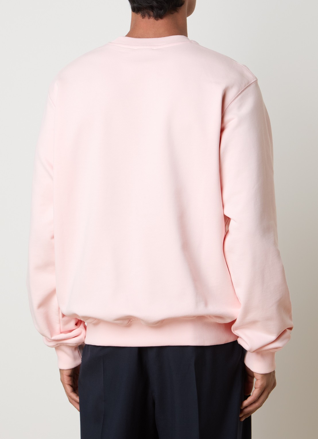 Casablanca Tennis Club sweater met logoprint - achterkant 2 roze