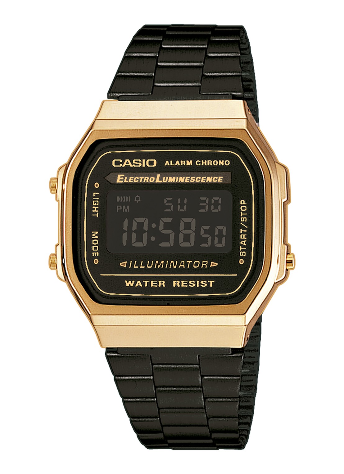 Casio Casio Horloge A168WEGB-1BEF - voorkant goud