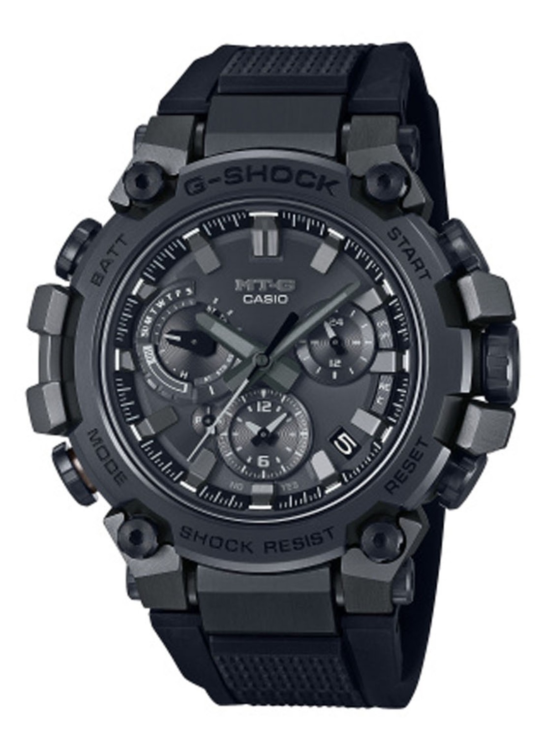 Casio Horloge MTG-B3000B-1AER - voorkant zwart