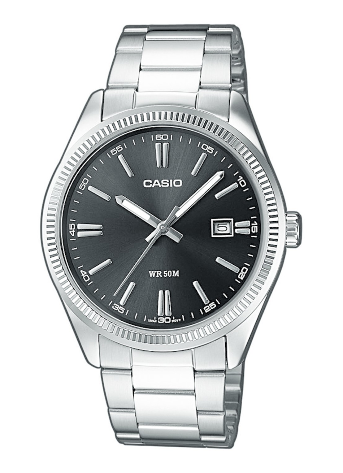 Casio Horloge MTP-1302PD-1A1VEF - voorkant zilver