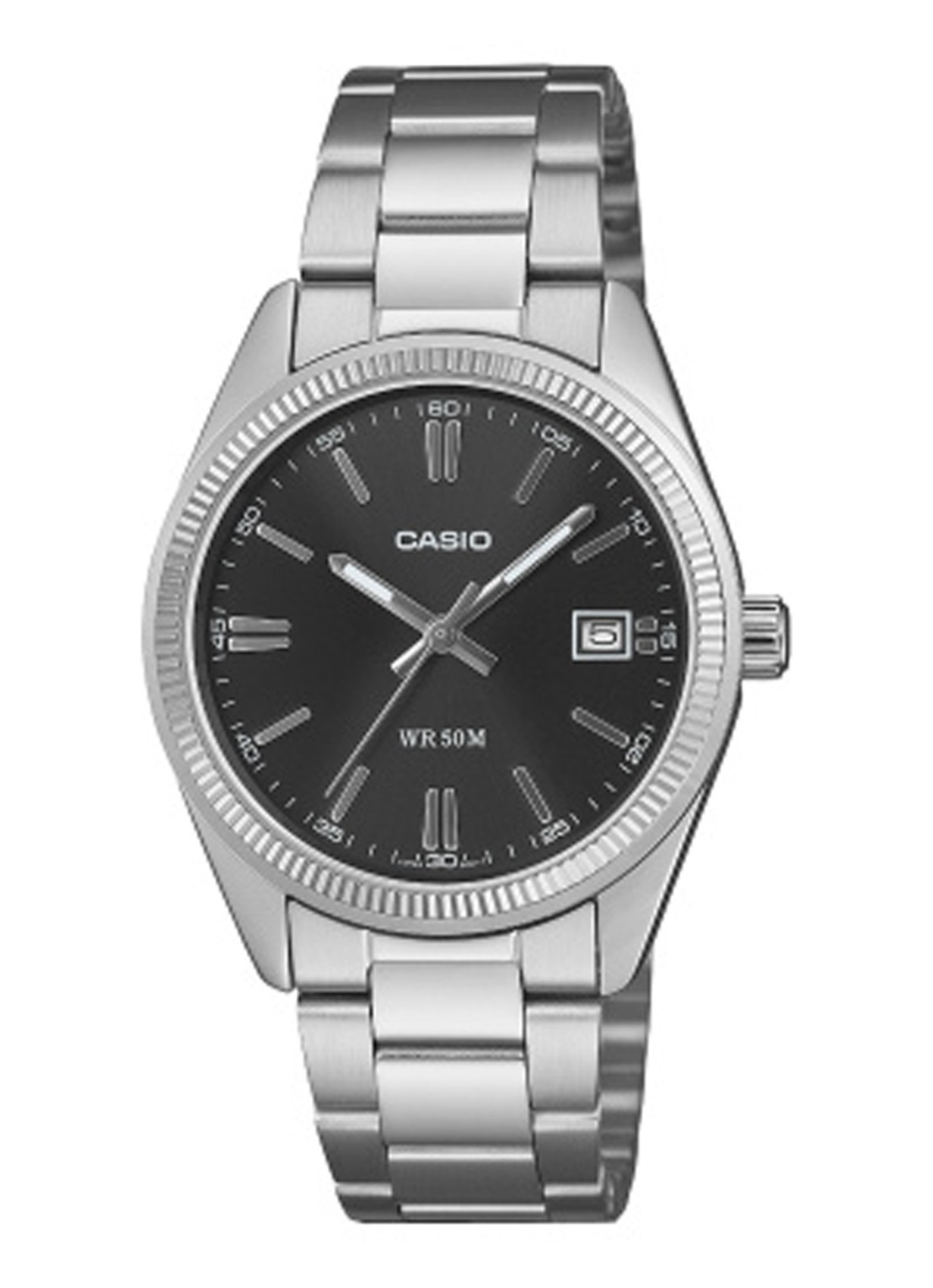 Casio Timeless horloge UTP-1302PD-1AVEF - voorkant zilver