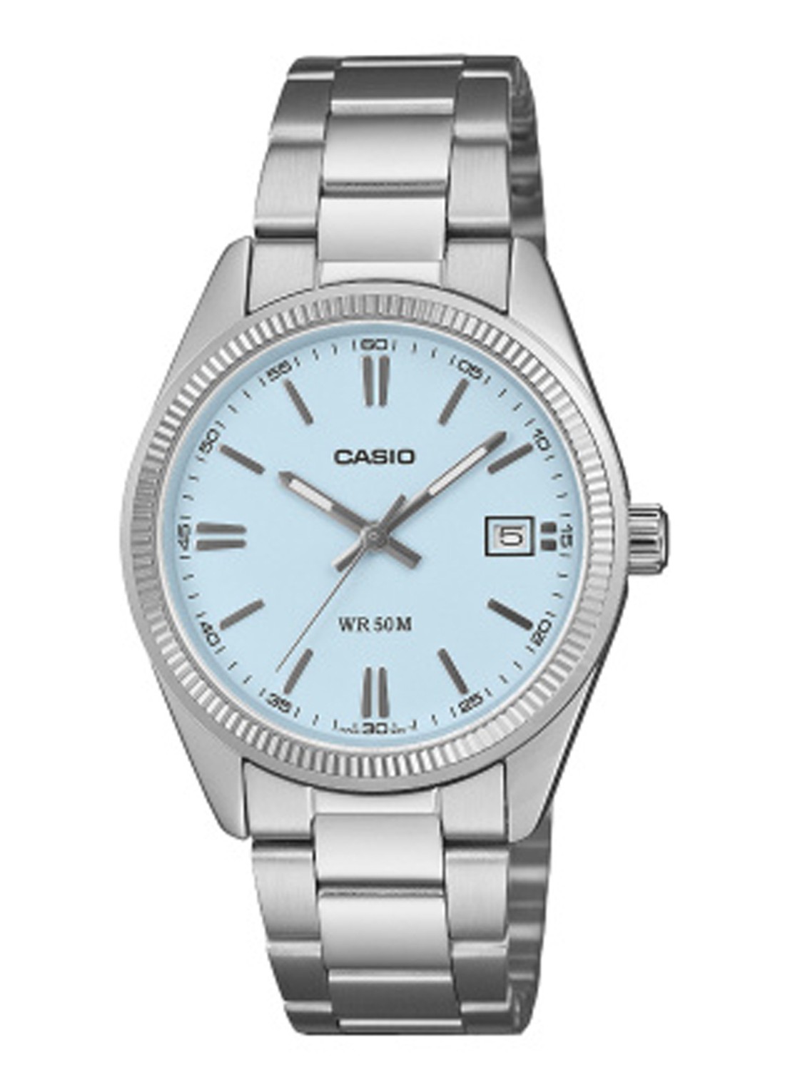 Casio Timeless horloge UTP-1302PD-2A2VEF - voorkant zilver