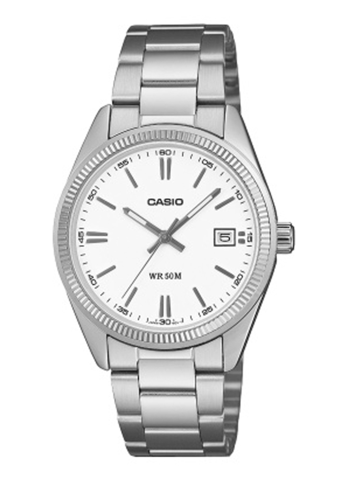 Casio Timeless horloge UTP-1302PD-7AVEF - voorkant zilver