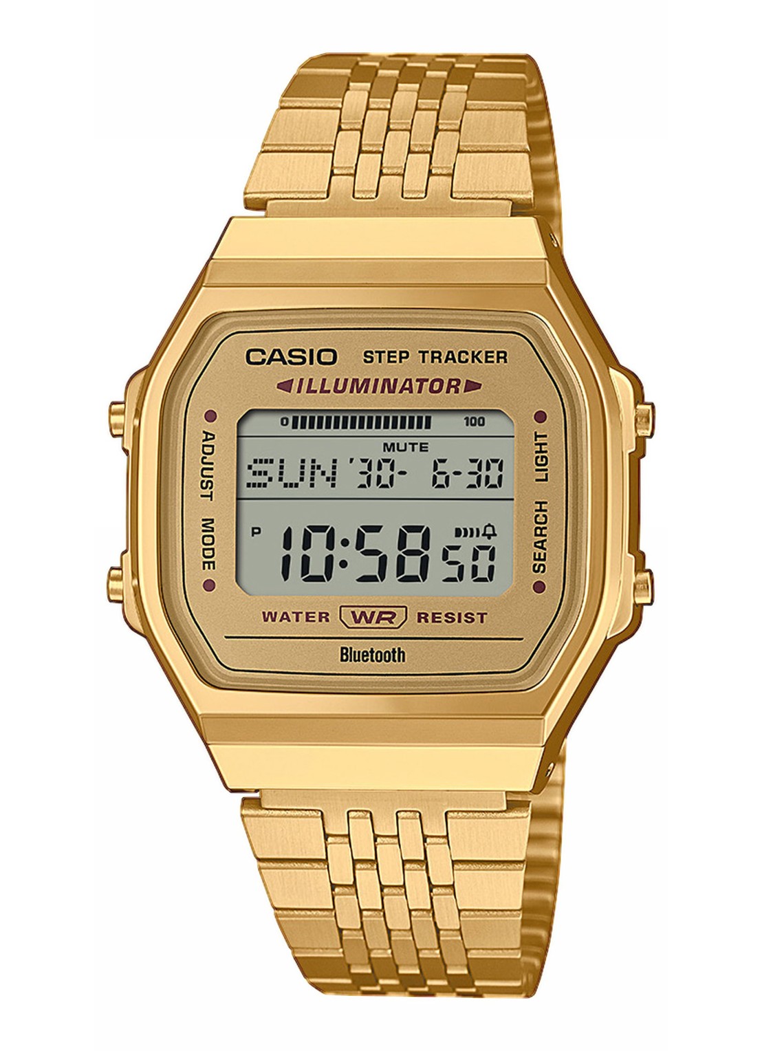 Casio Vintage horloge LTP-1234PG-7AEG - voorkant goud