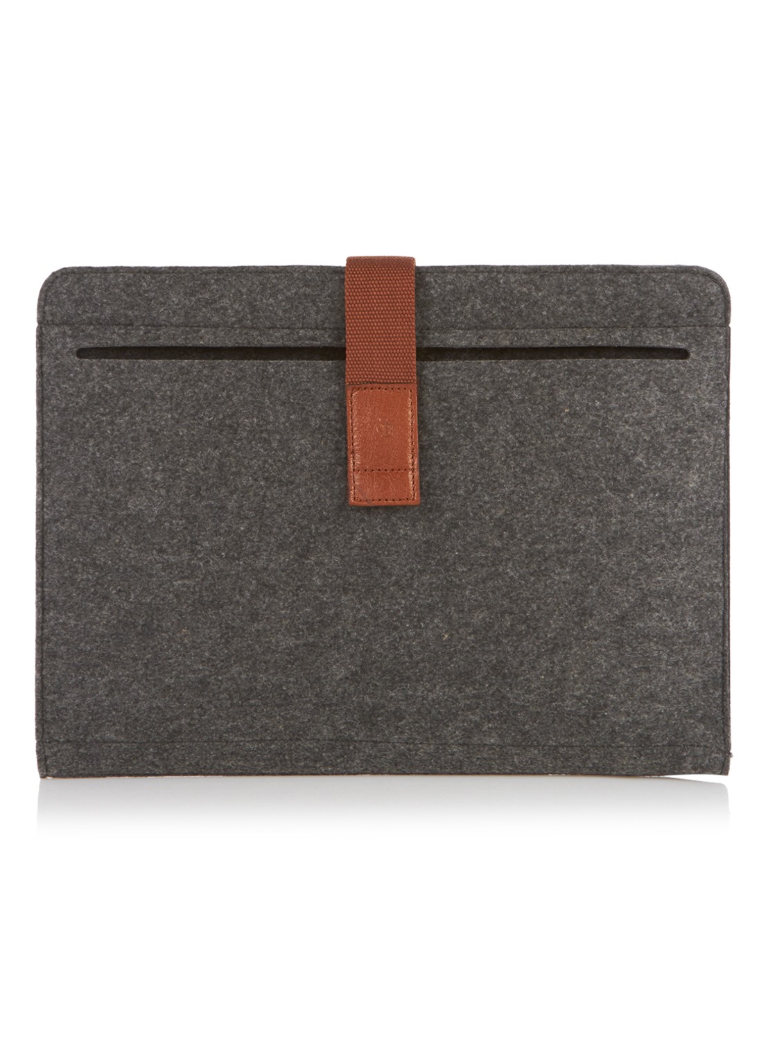 Castelijn & Beerens Businesstas van leer met 15.6 inch laptopvak - detail 4 cognac