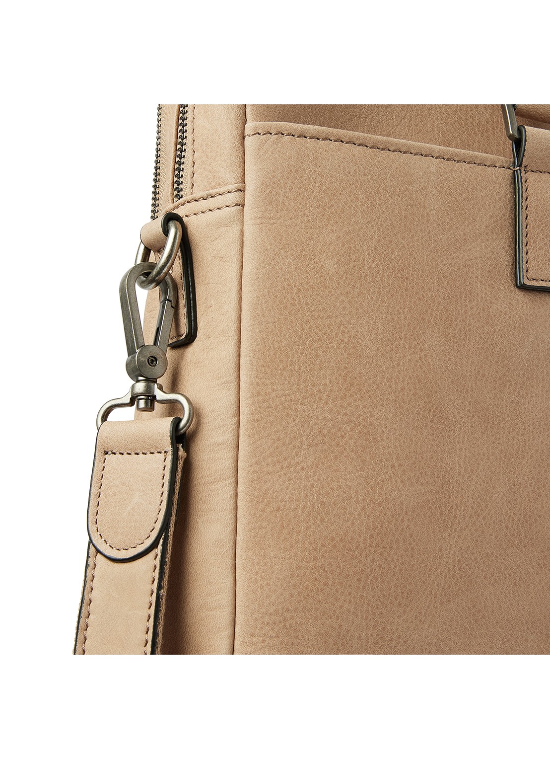 Castelijn & Beerens Clarissa laptoptas met 15 inch laptopvak - detail 5 beige