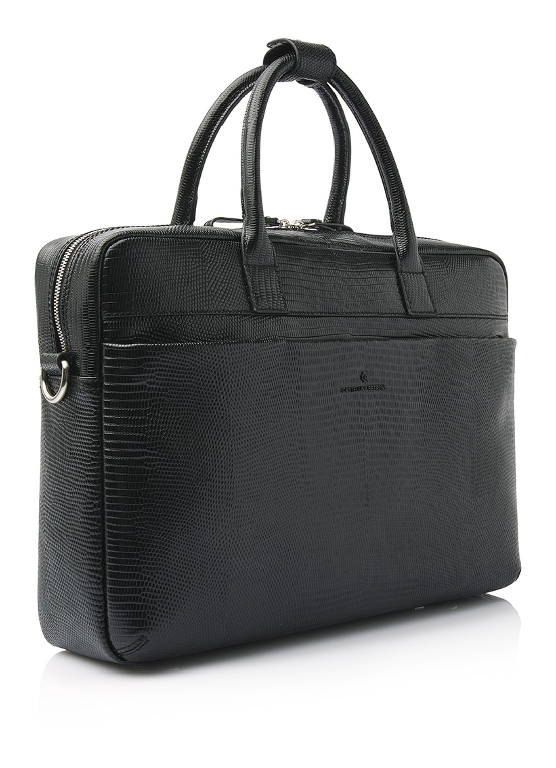 Castelijn & Beerens Ilse laptoptas met 15,6 inch laptopvak - voorkant 3 zwart