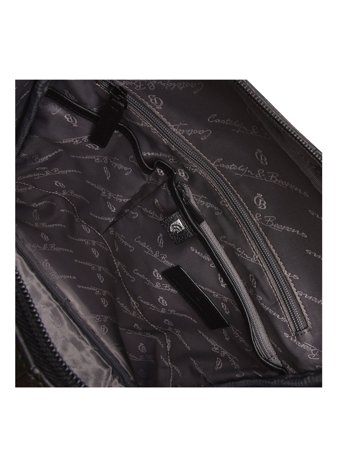 Castelijn & Beerens Laptoprugzak met 15,6 inch laptopvak - detail 5 zwart