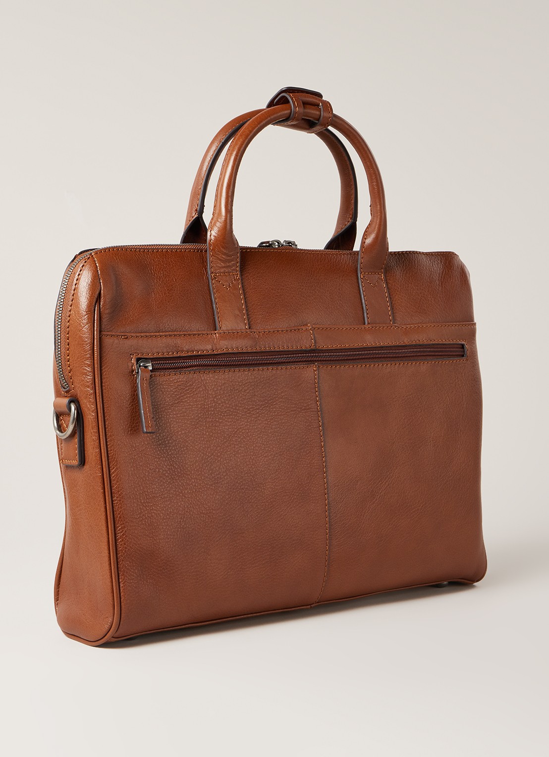 Castelijn & Beerens Nova businesstas met 15.6 inch laptophoes - detail 3 bruin