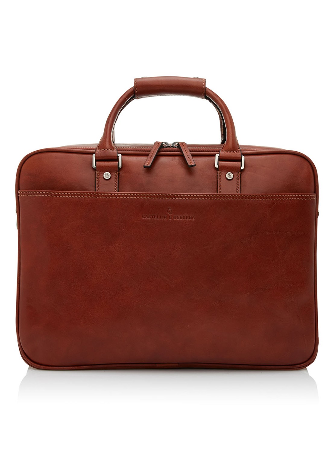 Castelijn & Beerens Verona businesstas van leer met 15,6 inch laptopvak - voorkant undefined