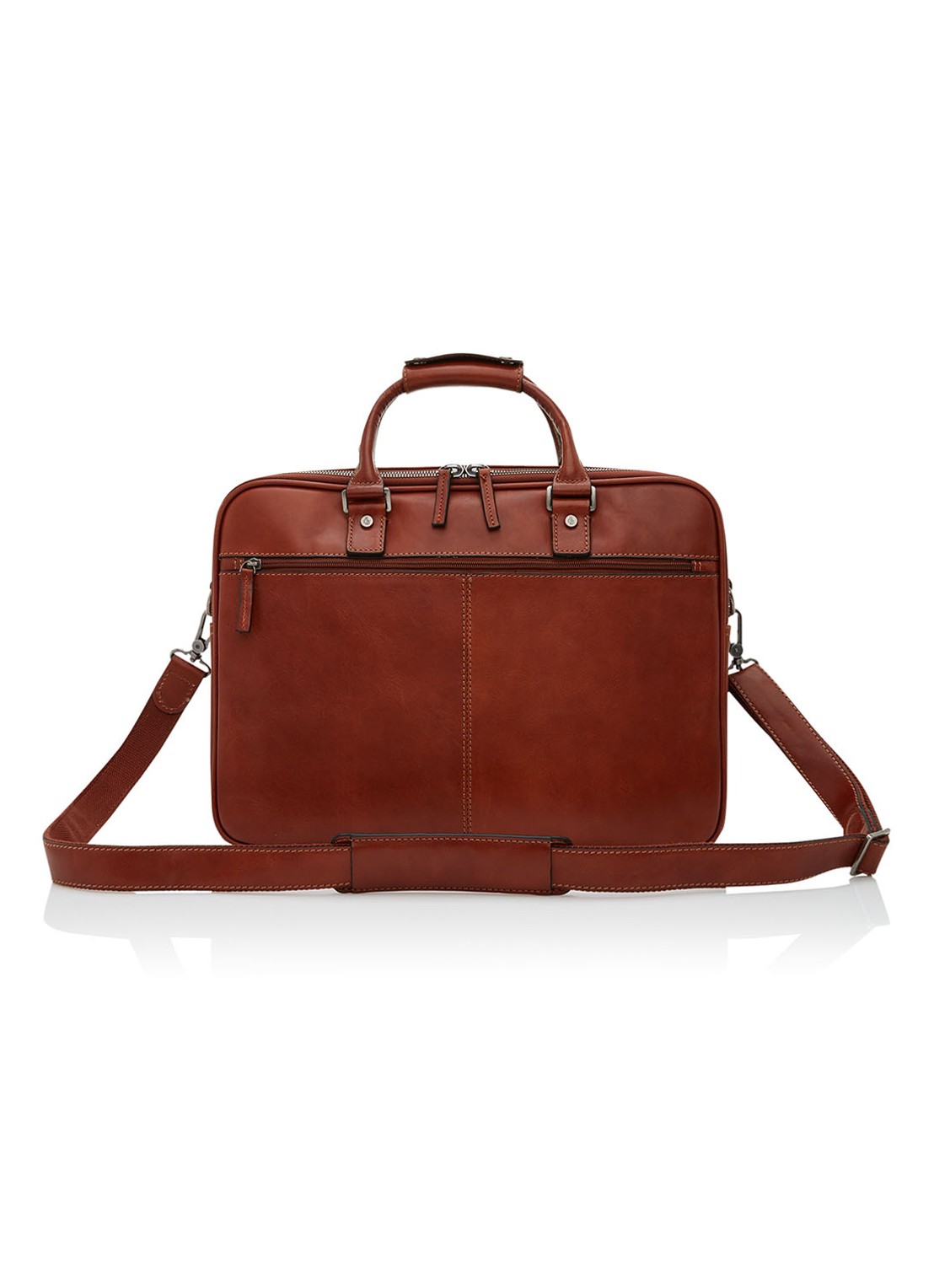 Castelijn & Beerens Verona businesstas van leer met 15,6 inch laptopvak - voorkant 2 undefined