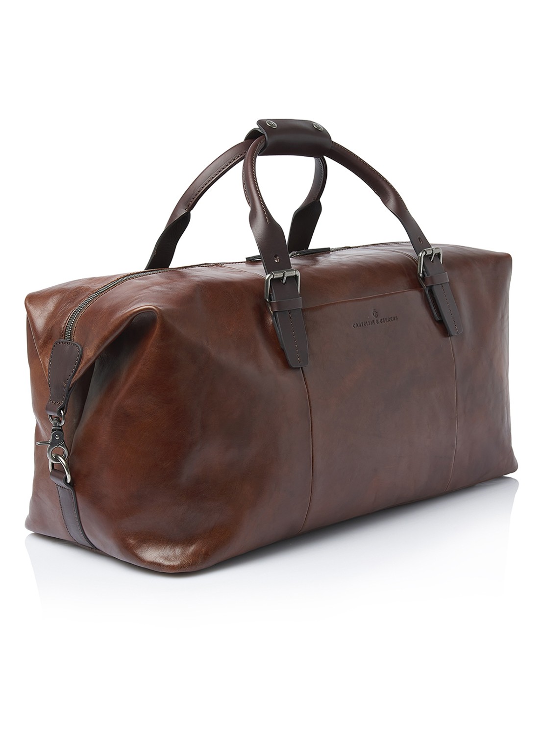 Castelijn & Beerens Weekender tas - detail 2 cognac