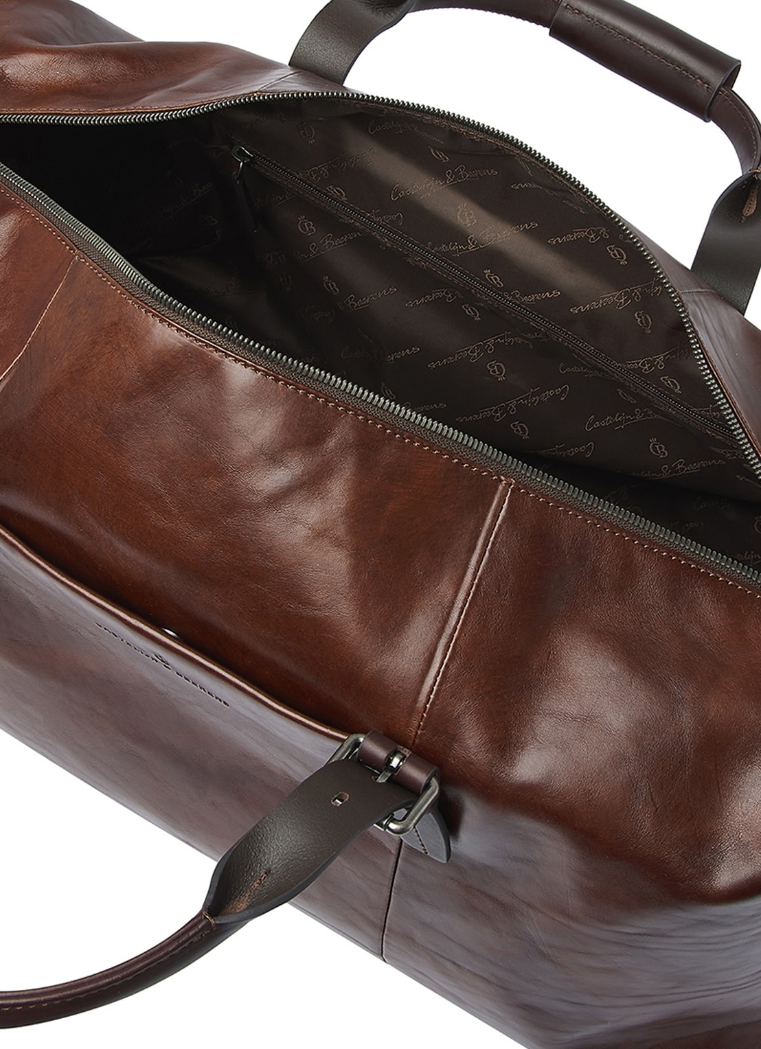 Castelijn & Beerens Weekender tas - detail 6 cognac