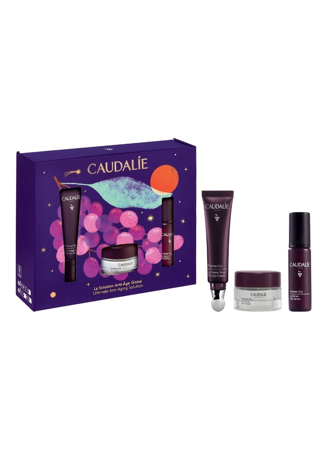 Caudalie Kerst Set Premier Cru De Oogcrème - verzorgingsset - voorkant undefined