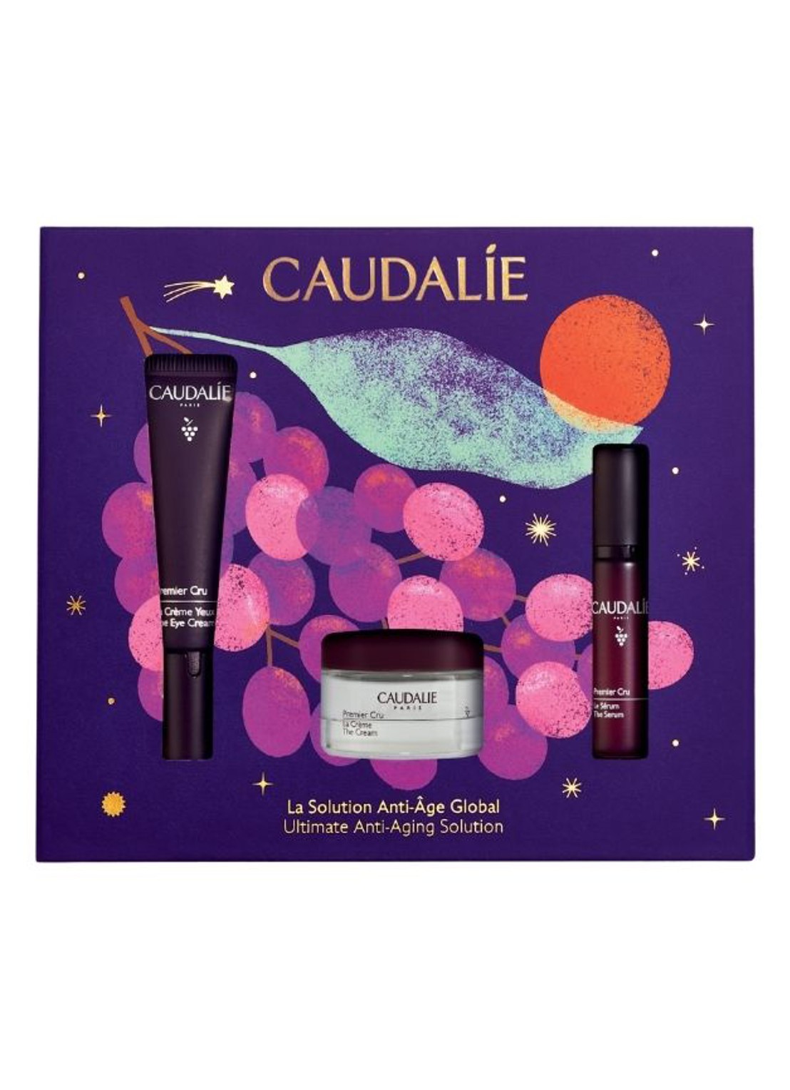 Caudalie Kerst Set Premier Cru De Oogcrème - verzorgingsset - voorkant 2 undefined