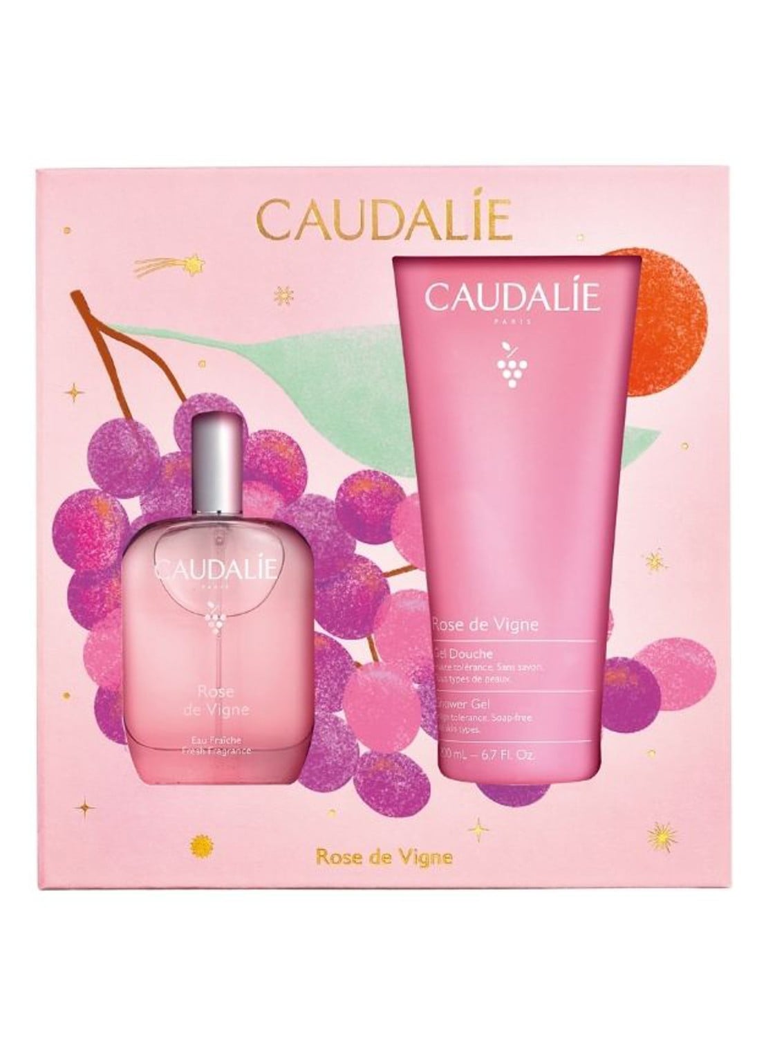 Caudalie Kerst Set Rose de Vigne - geurenset - voorkant 2 undefined