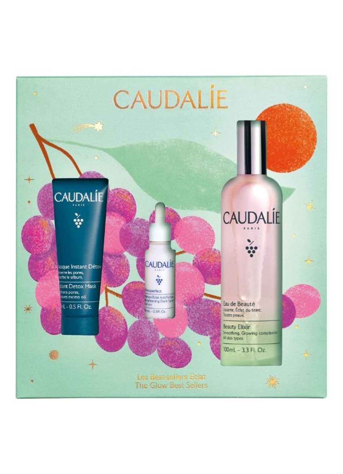 Caudalie Kerst Set Schoonheidselixir - verzorgingsset - voorkant 2 undefined