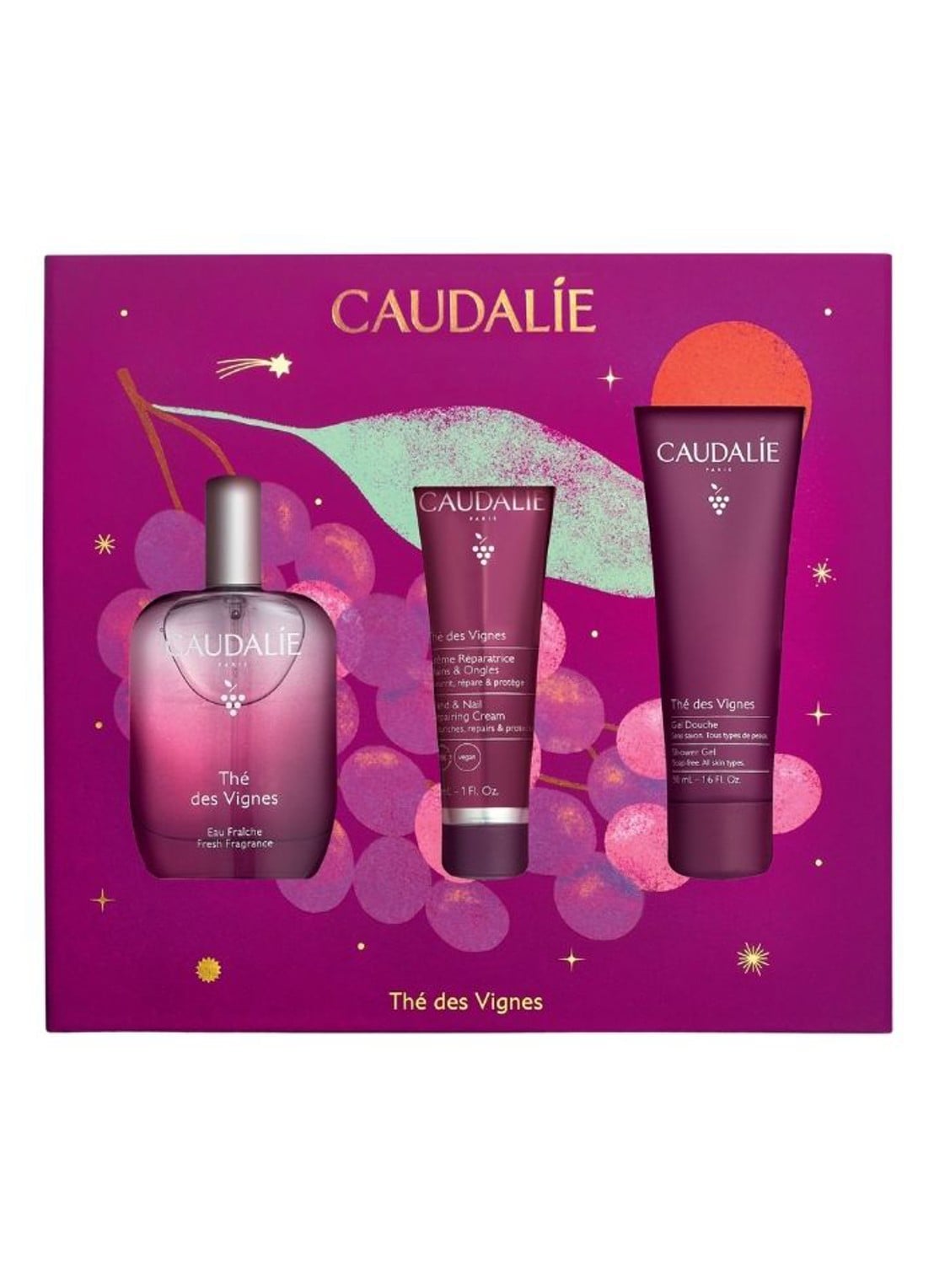 Caudalie Kerst Set Thé des Vignes - geurenset - voorkant 2 undefined