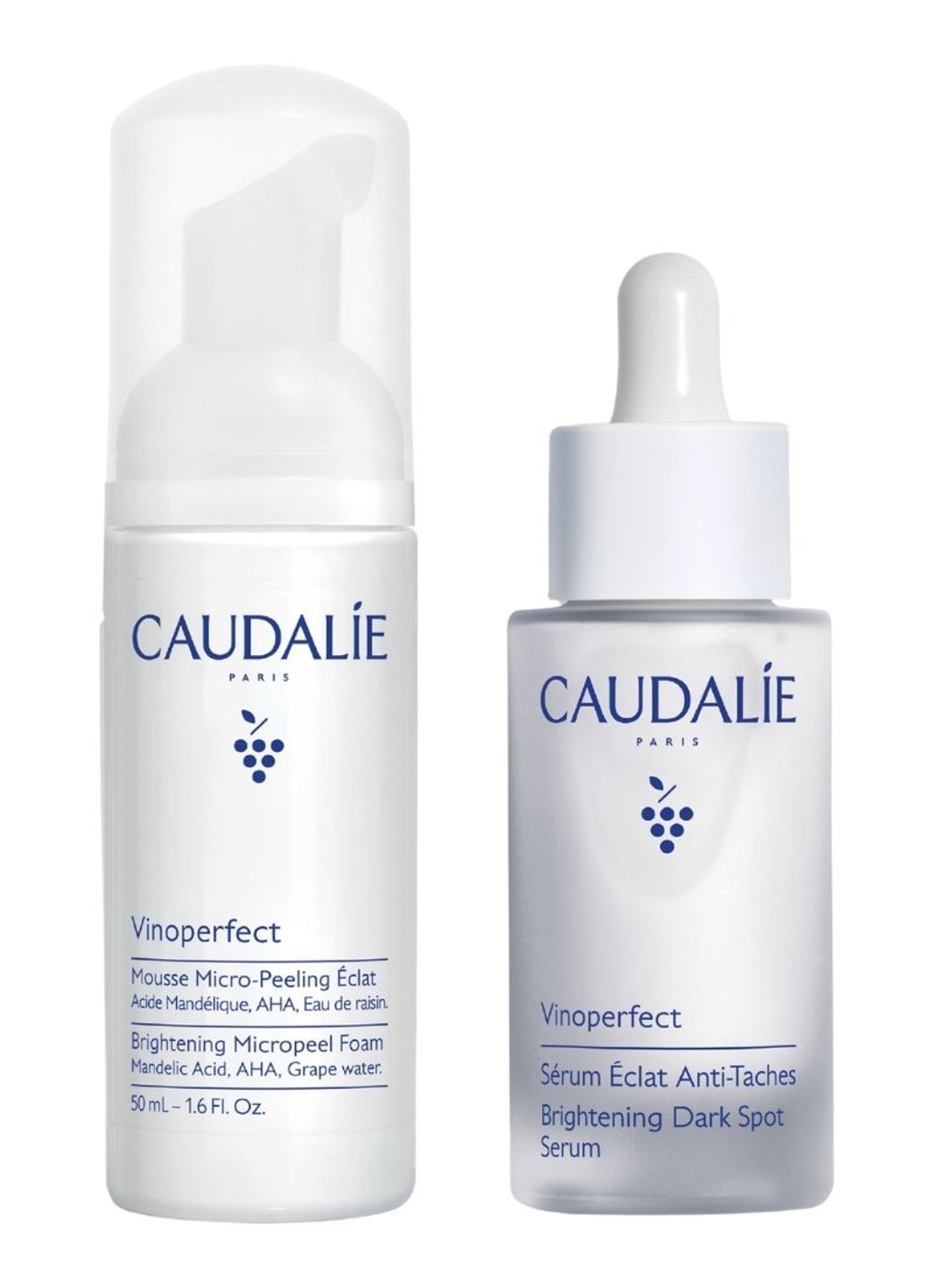 Caudalie Set Vinoperfect Serum en Mousse - verzorgingsset - voorkant 2 undefined