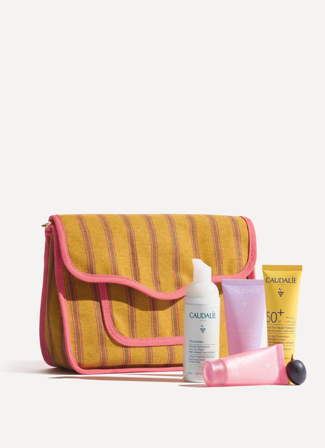 Caudalie Summer Pouch - verzorgingsset - voorkant undefined