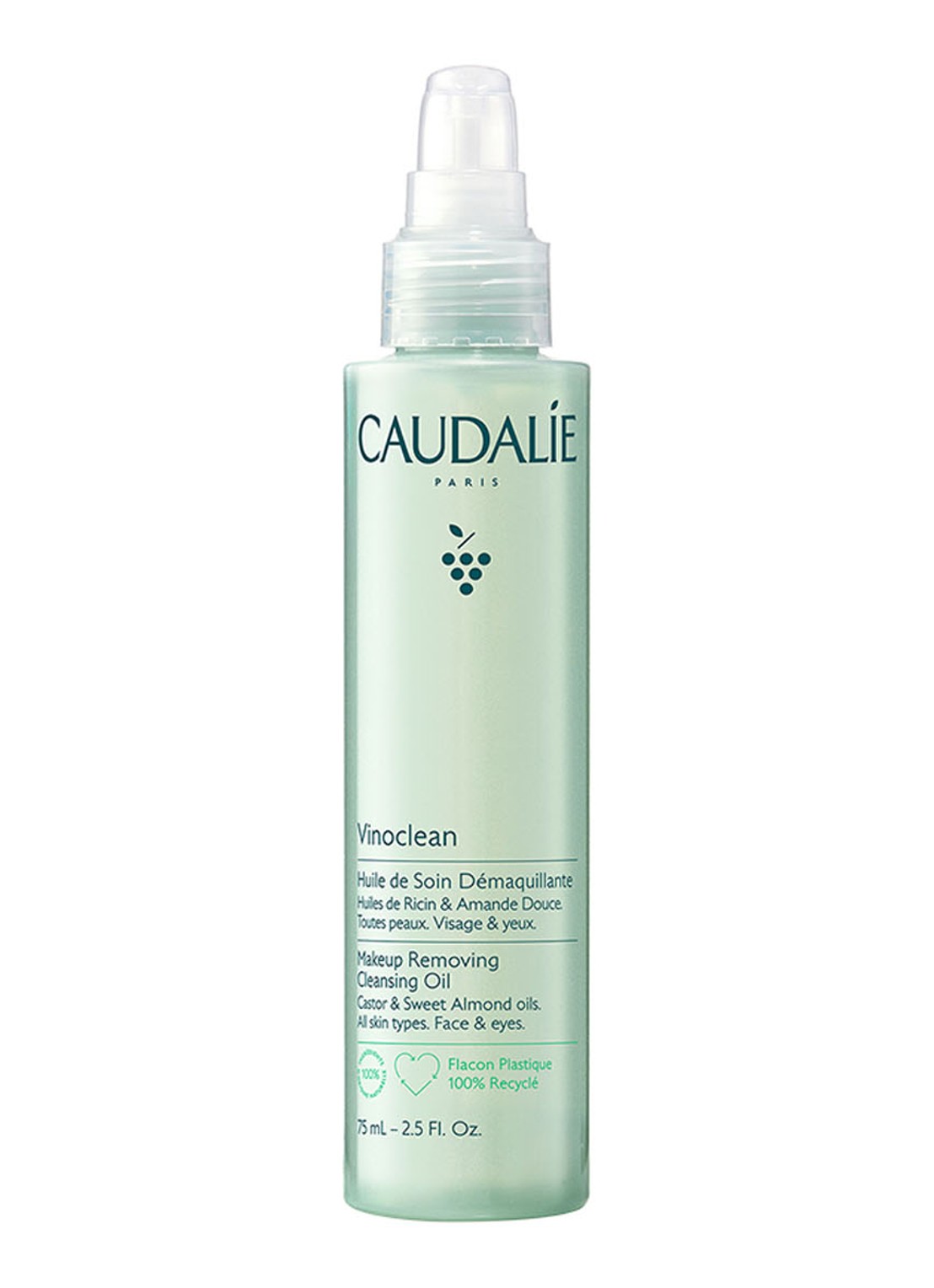 Caudalie Vinoclean Makeup Removing Cleansing Oil - make-up reinigingsolie - voorkant undefined