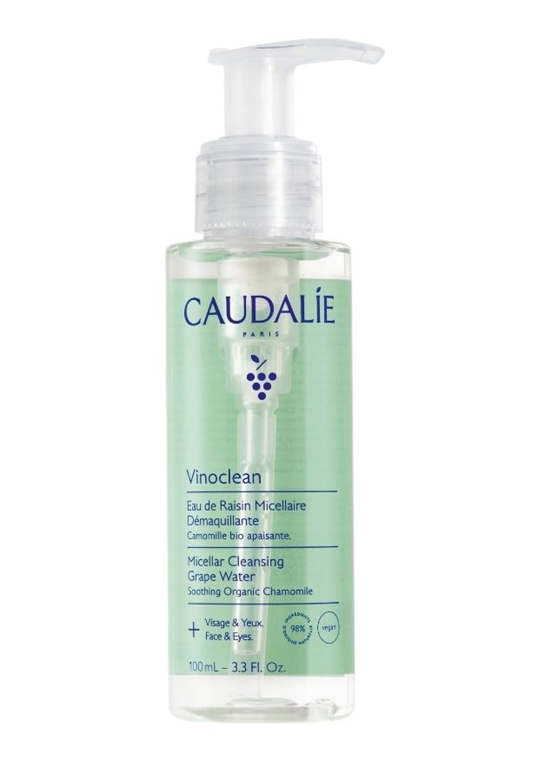Caudalie Vinoclean Micellair Reinigingswater met Druivenwater - voorkant undefined