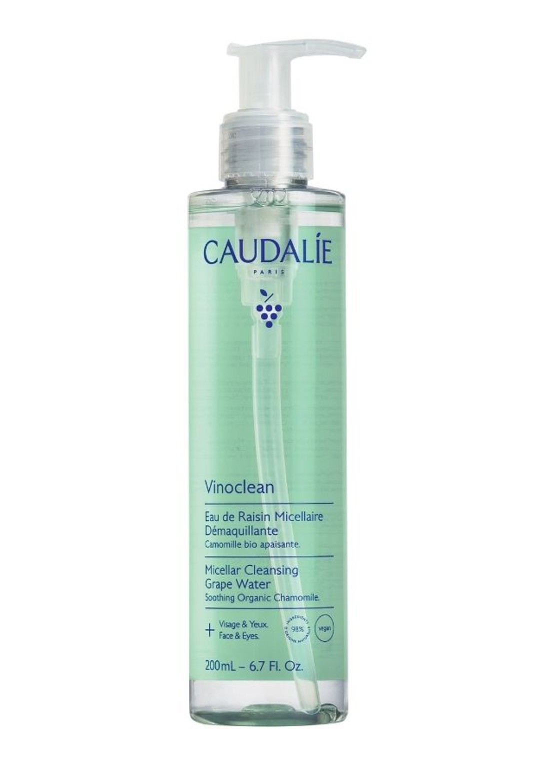 Caudalie Vinoclean Micellair Reinigingswater met Druivenwater - voorkant 4 undefined