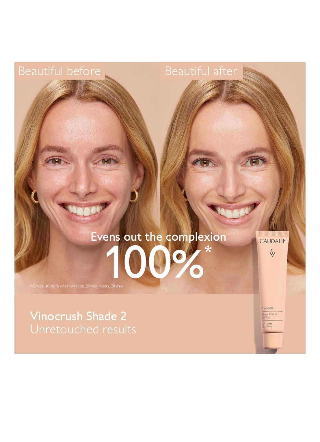Caudalie Vinocrush CC-crème  - detail 3 tint 2