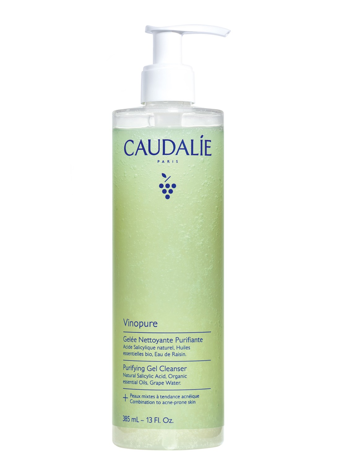 Caudalie Vinopure Purifying Gel Cleanser - reinigingsgel  - voorkant 8 undefined
